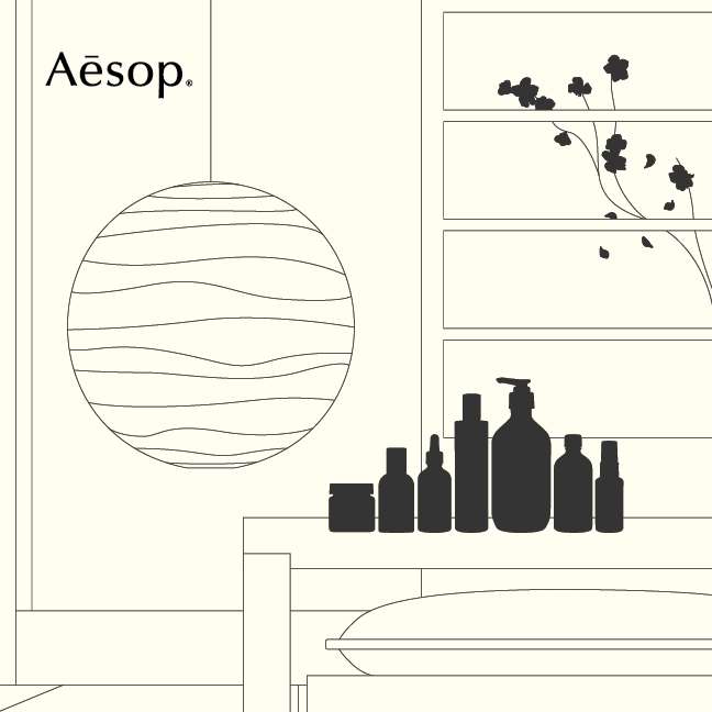 Aesop(イソップ)の哲学を体現する、期間限定の催し「セブンルームズ